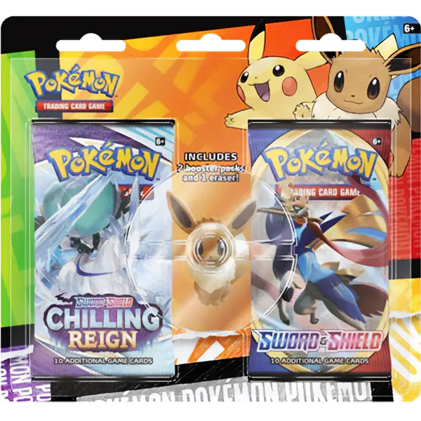 Back to School Eraser Blister (Eevee) - Level Play