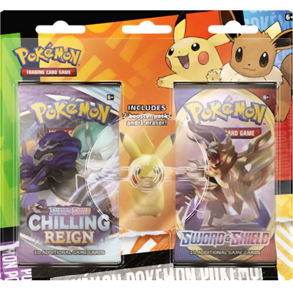 Back to School Eraser Blister (Pikachu) - Level Play