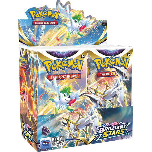 Sword & Shield: Brilliant Stars - Booster Box Display - Level Play