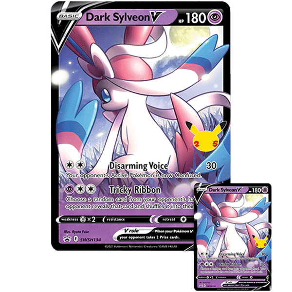 Celebrations Collection (Dark Sylveon V) - Level Play