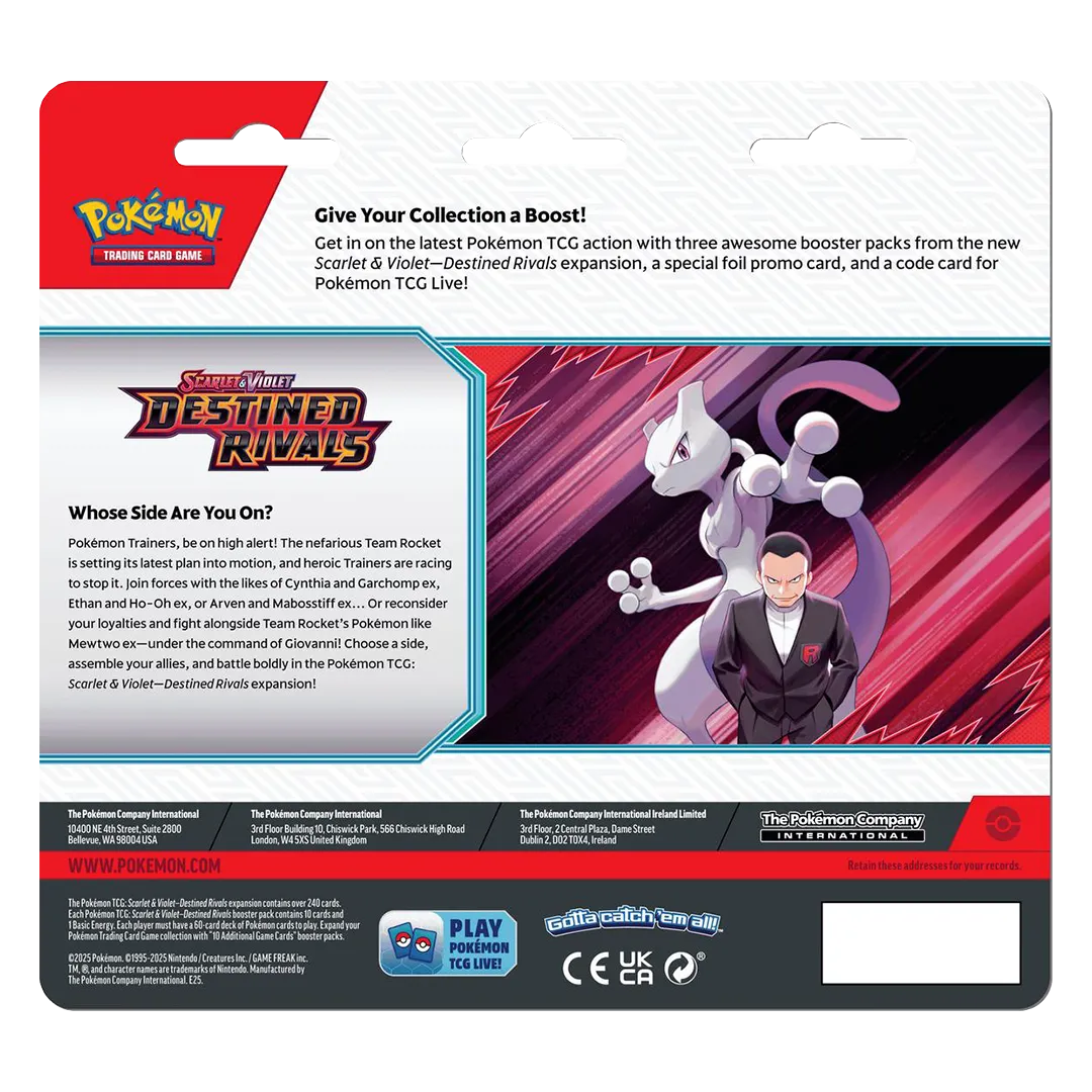 Destined Rivals 3 Pack Blister [Kangaskhan] - Level Play