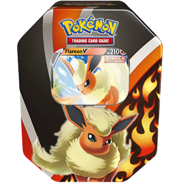 Eevee Evolutions Tin (Flareon V) - Level Play