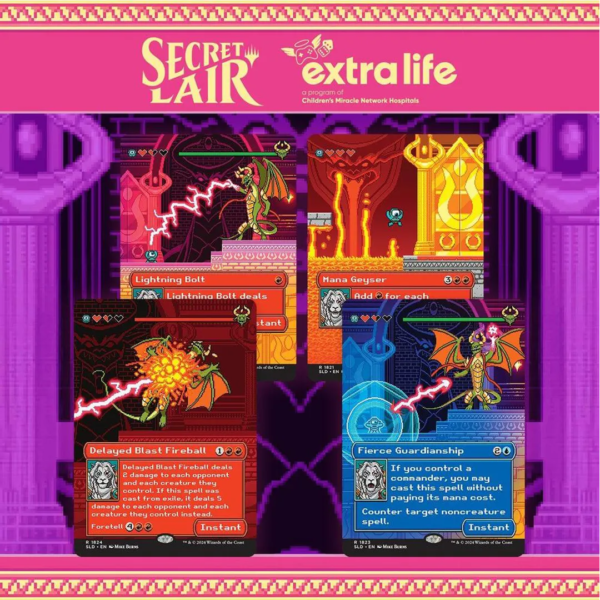 Secret Lair Drop - Pixel Perfect Extra Life 2024 [Rainbow Foil Edition] - Level Play