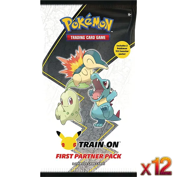 First Partner Pack: Johto Display (12 Packs) - Level Play