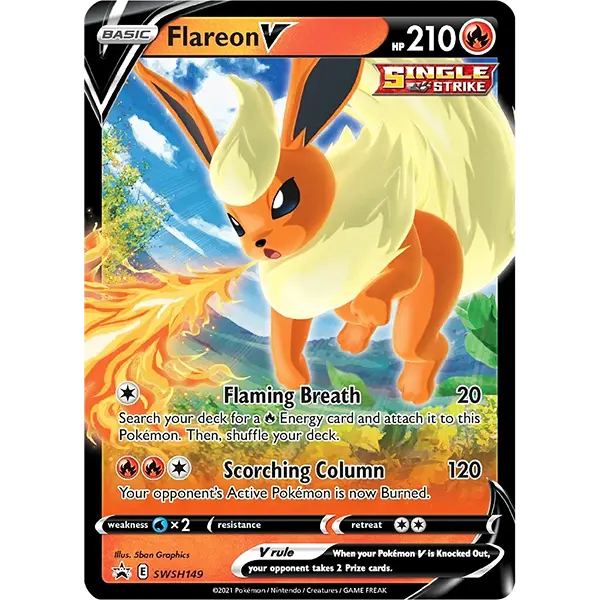 Eevee Evolutions Tin (Flareon V) - Level Play