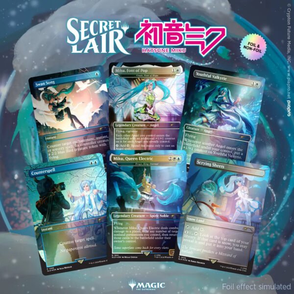 Secret Lair Drop - Hatsune Miku: Winter Diva [Foil Edition] - Level Play