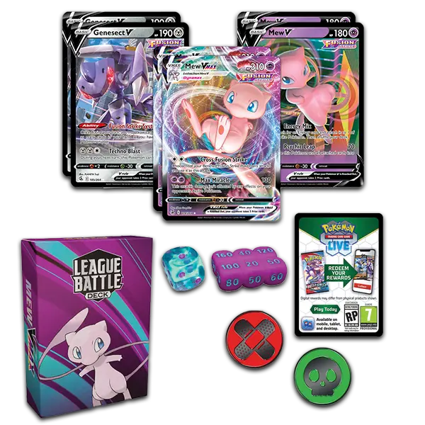 League Battle Deck (Mew VMAX) - Level Play