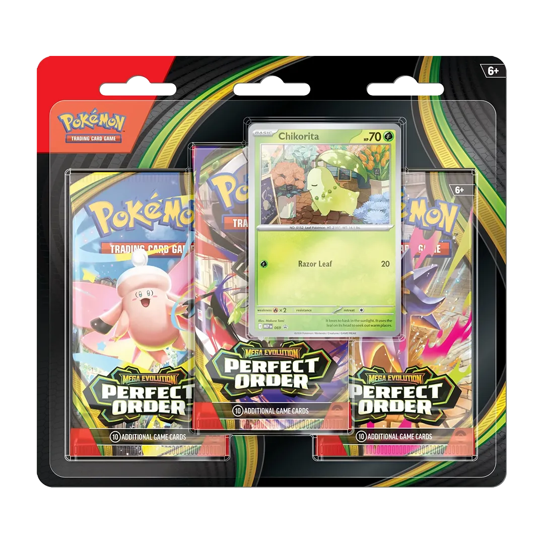 Mega_Evolution_Perfect_Order_3_Pack_Blister Mega Evolution: Perfect Order - 3-Pack Blister - Level Play