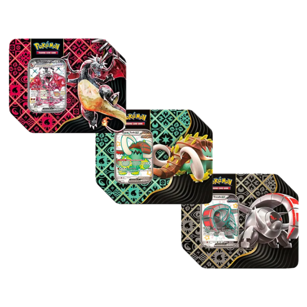 Scarlet & Violet: Paldean Fates - Tin [Set of 3] - Level Play