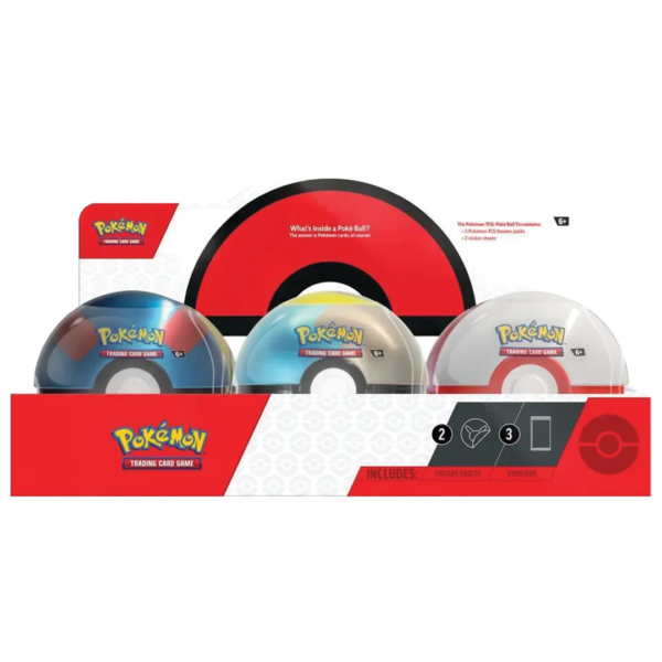 Pokeball Tin Display (Q4 2024) - Level Play