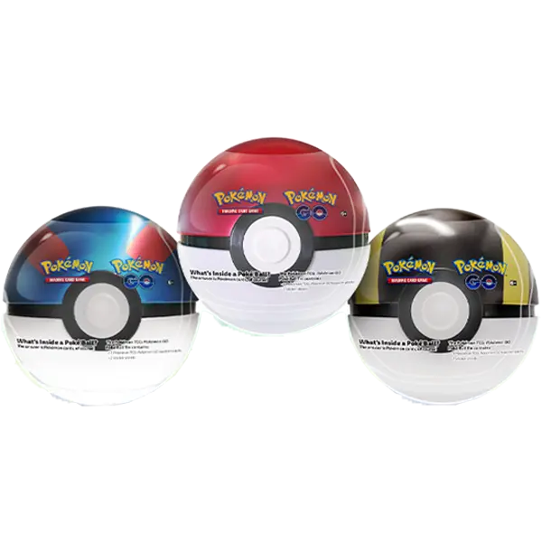 Pokemon GO - Pokeball Tin Display (6 Tins) - Level Play