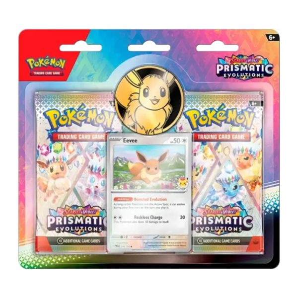 Scarlet & Violet: Prismatic Evolutions - 2 Booster Blister - Level Play