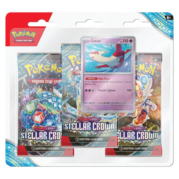 Scarlet & Violet: Stellar Crown- 3 Pack Blister [Latias] - Level Play