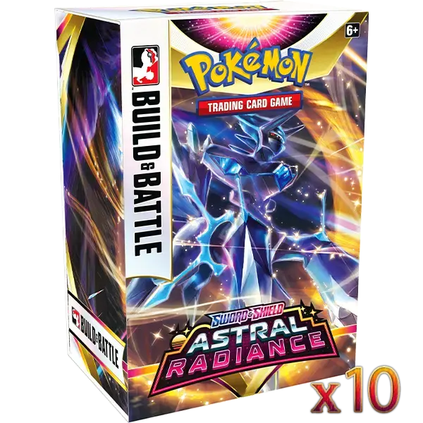 Sword & Shield: Astral Radiance - Build & Build Battle Box Display (10 Boxes) - Level Play