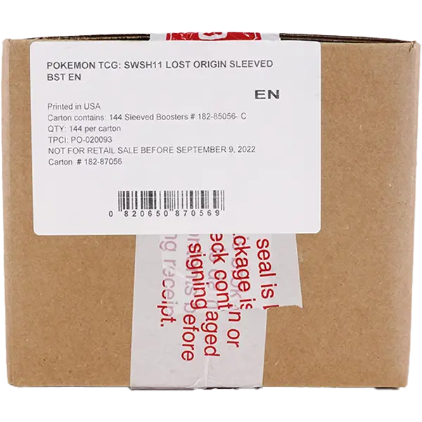 Sword & Shield: Lost Origin - Sleeved Booster Case (144 Boosters) - Level Play
