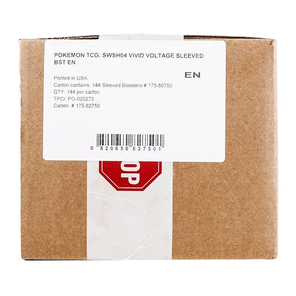 Sword & Shield: Vivid Voltage - Sleeved Booster Case (144 Boosters) - Level Play