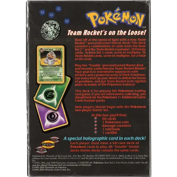 Team Rocket Theme Deck - Trouble - Level Play