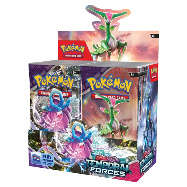 Scarlet & Violet: Temporal Forces - Booster Box Display - Level Play