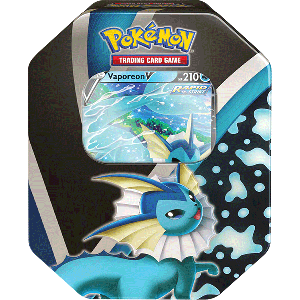 Eevee Evolutions Tin (Vaporeon V) - Level Play